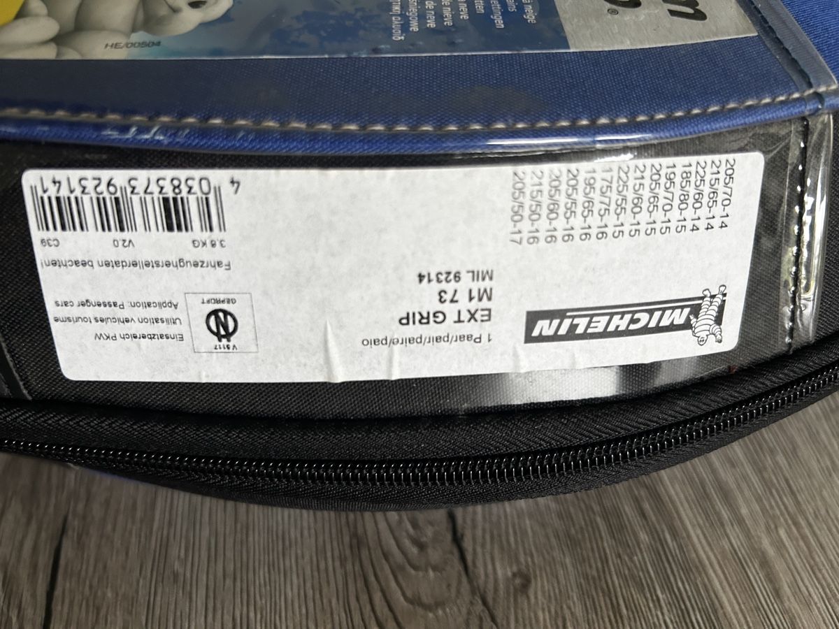 Catene da neve: Michelin Schneeketten Ext Grip M1 73 – Nuovo e nell'imballaggio originale da Hallwil venduto da claire70 4