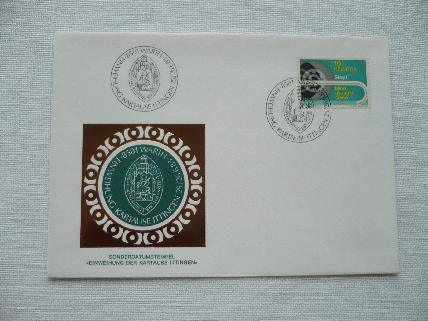 Tous les timbres: 1983 Einweihung Kartause Ittingen – D'occasion à Zürich par saltandpepper008