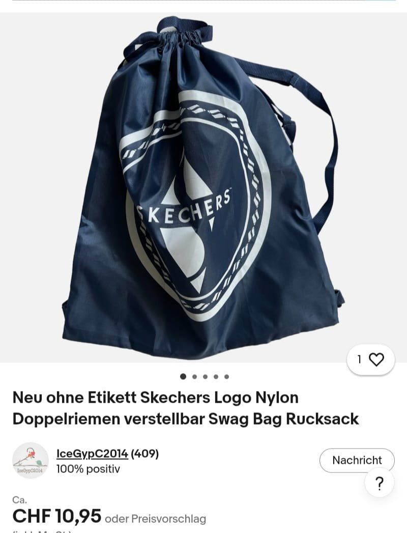 Skechers Borse: Skechers Sportbeutel – Nuovo e nell'imballaggio originale da St.Gallen venduto da wanderin6 3