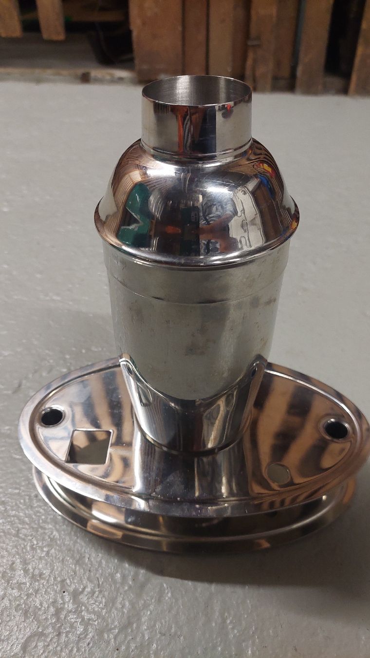 Küchengeräte: Retro Cocktailshaker/chrome Cocktail Spinner – Gebraucht aus Basel von O-MEGA 3