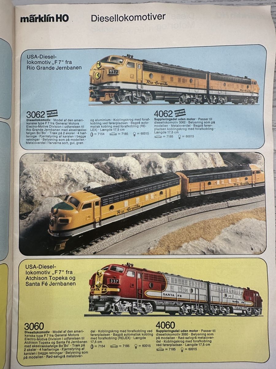 Märklin Modellini di ferrovie: Märklin Katalog 1976 DK – Usato da Lupsingen venduto da New-Haven 2