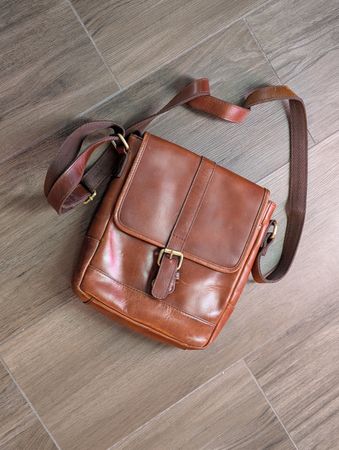 Tasche der Britischen Marke Herring, 100% Leder