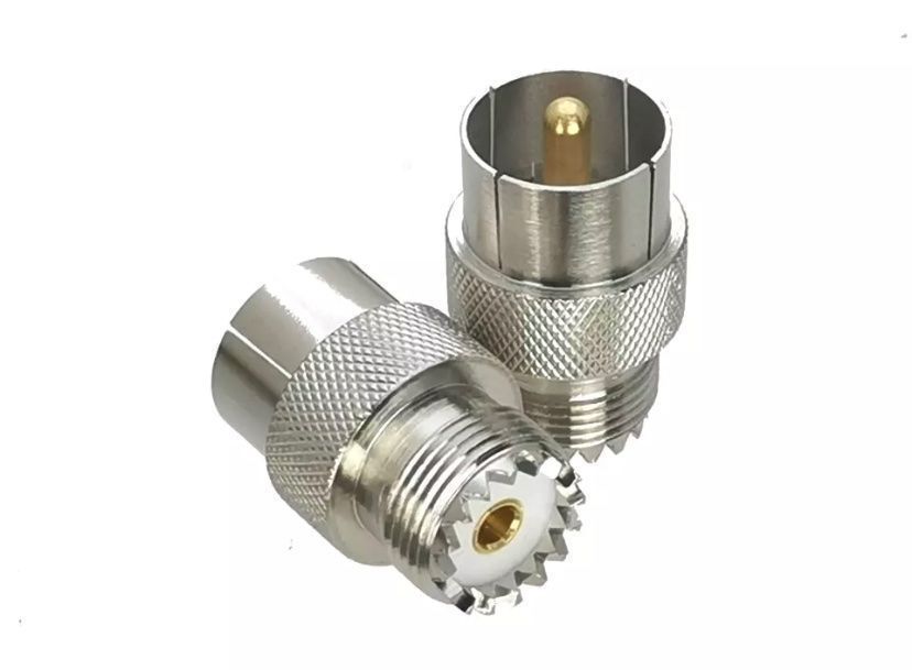 Funktechnik: CB-/Amateurfunk Adapter Schnell PL-Stecker/PL-Buchse – Neu und originalverpackt aus St. Gallen von Radiomania-Schweiz