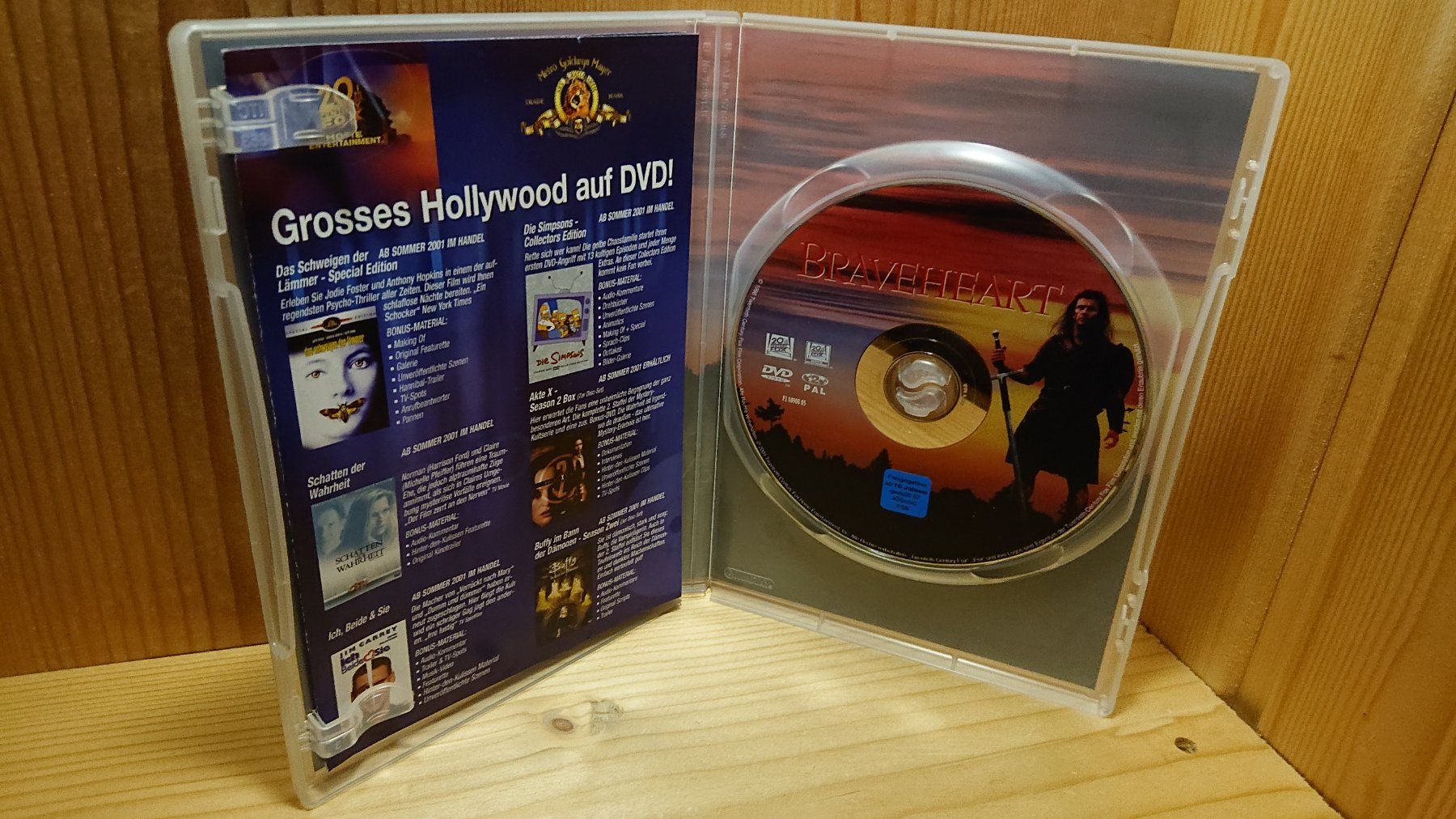 Alle DVDs: BRAVEHEART DVD mit Mel Gibson – Gebraucht aus Wilderswil von Exebub 2