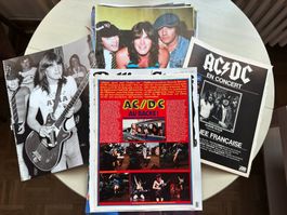 AC/DC tolle grosse Bericht Sammlung inkl.1976 Kult Metal POP