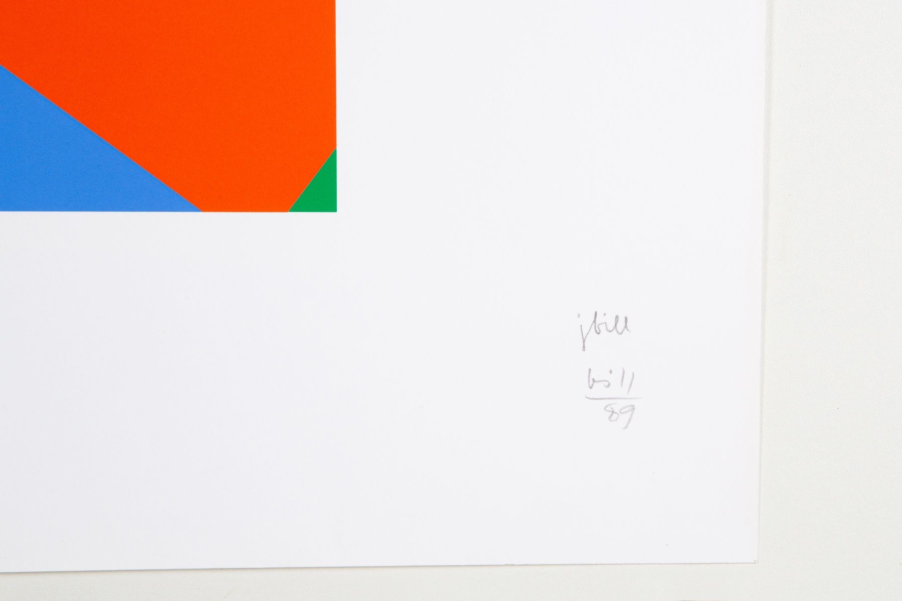 Grafica & Litografie: Max Bill et Jacob Bill Lithographie 1989 – Usato da Biel/Bienne venduto da lux2000 1