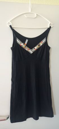 Kleid schwarz Marc Cain Grösse M verziert guter Zustand