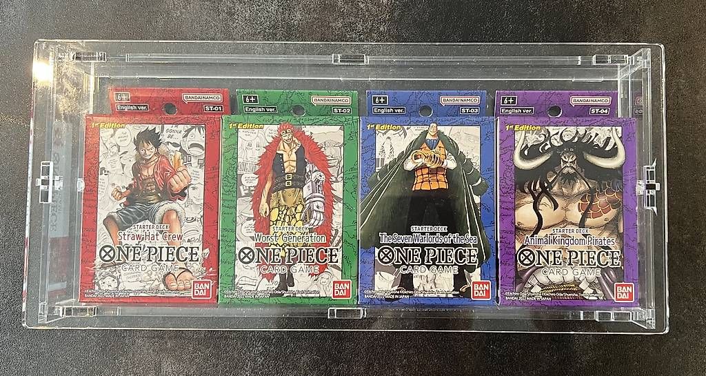 Bandai Sammelbilder & Trading cards: One Piece: Super PreRelease Deck ST01-ST04 – Neu und originalverpackt aus Dättwil AG von TCG.and.More