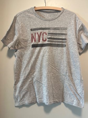 Old Navy T-Shirt, Grau mit NYC Druck, Grösse L, Top!