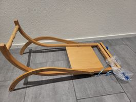 Schiebelehne für Holzschlitten