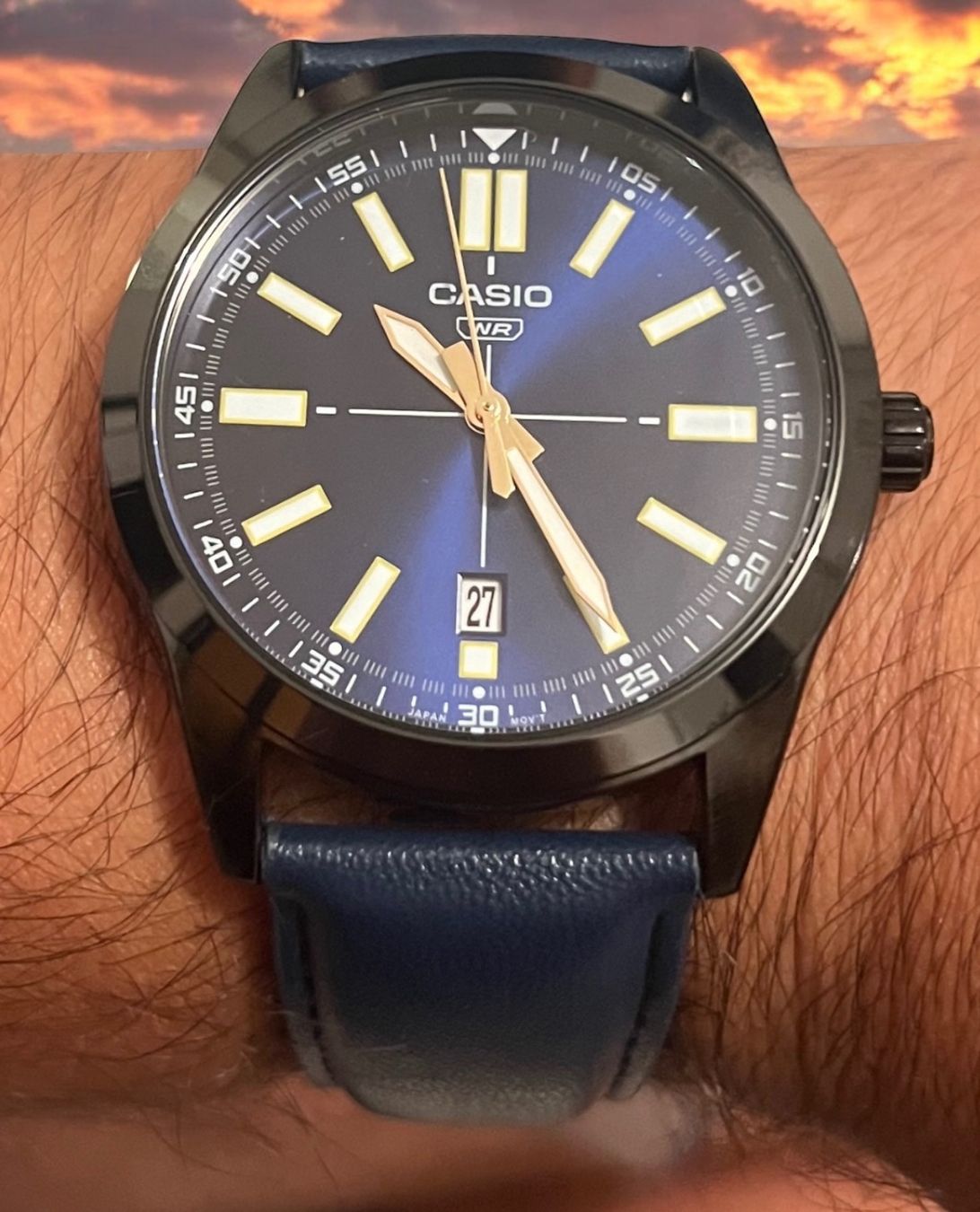Casio Orologi: Casio Armbanduhren MTP-VD02BL-2EUDF – Nuovo e nell'imballaggio originale da Adlikon b.Regensdf venduto da GPITIME 2