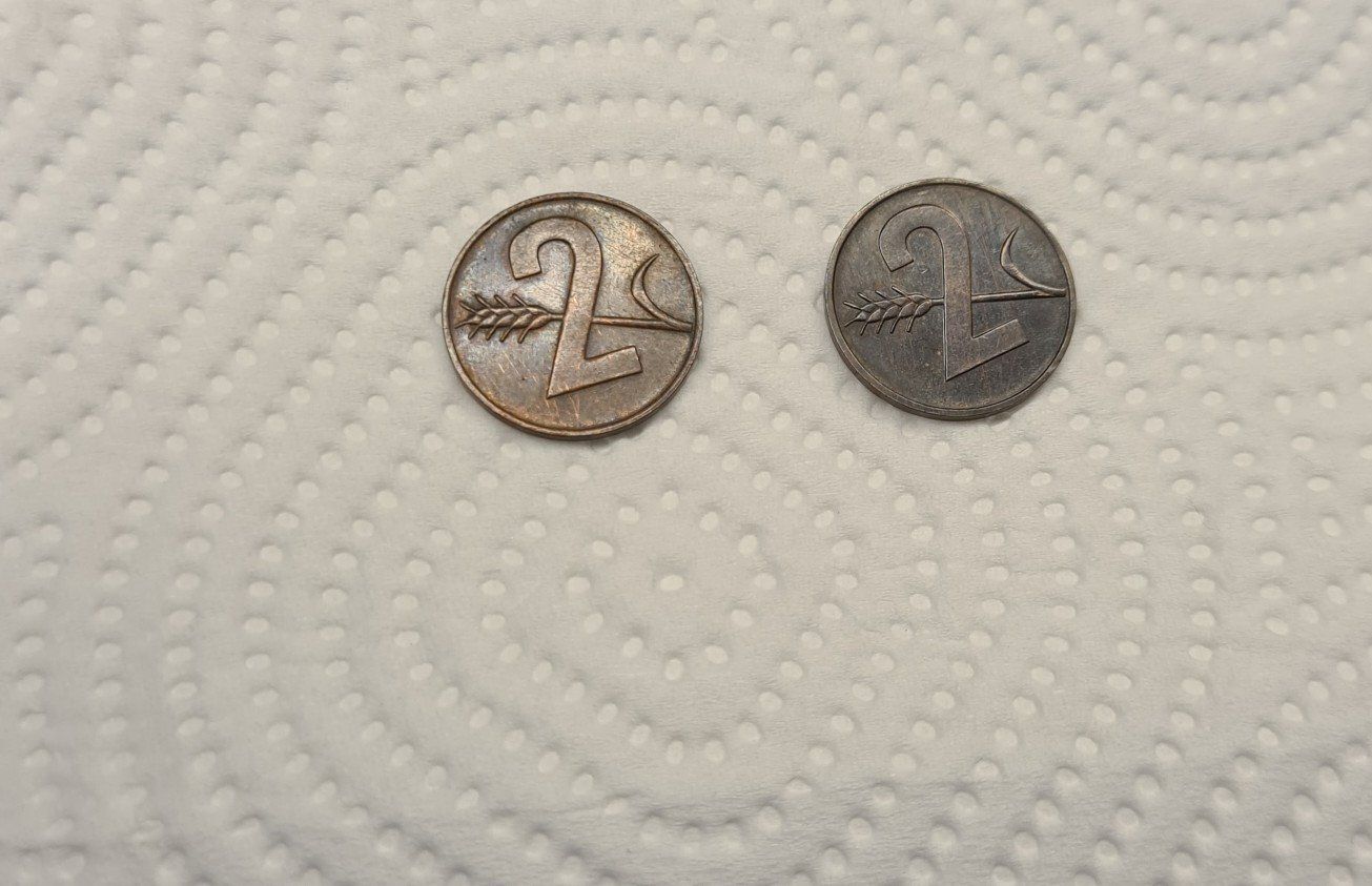 Tutti le monete: 2x 2 Räppler 1974/ 1970 – Usato da Zell LU venduto da Jamaila 1