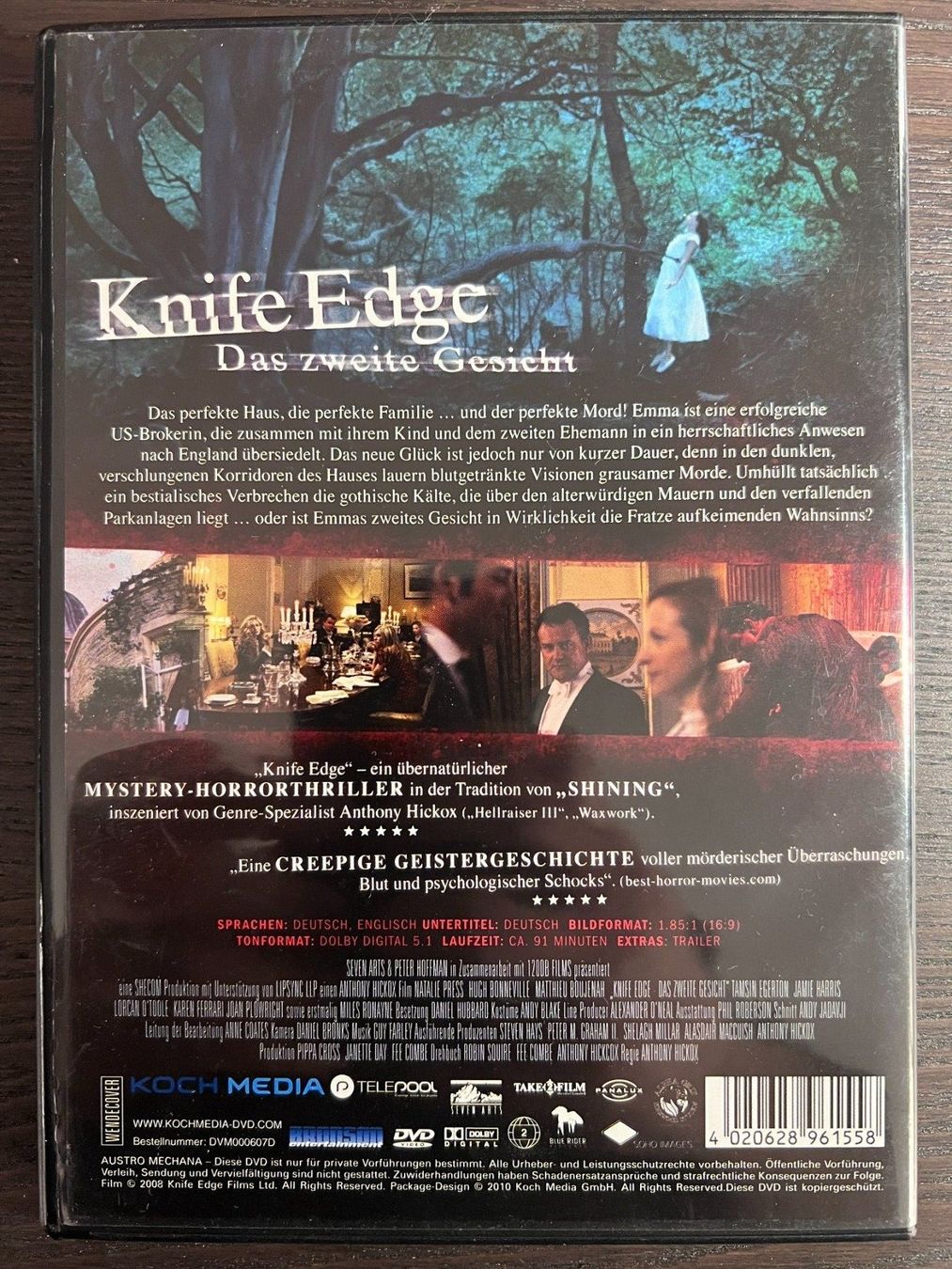 Tutti i DVDs: Knife Edge - Das zweite Gesicht – Usato da Zürich venduto da FilmFreunde 1
