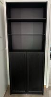 IKEA BILLY / OXBERG Regal mit Türen – schwarz – wie neu
