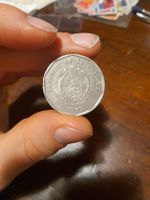 Pièce rare des Seychelles - 5 roupies de 1992.