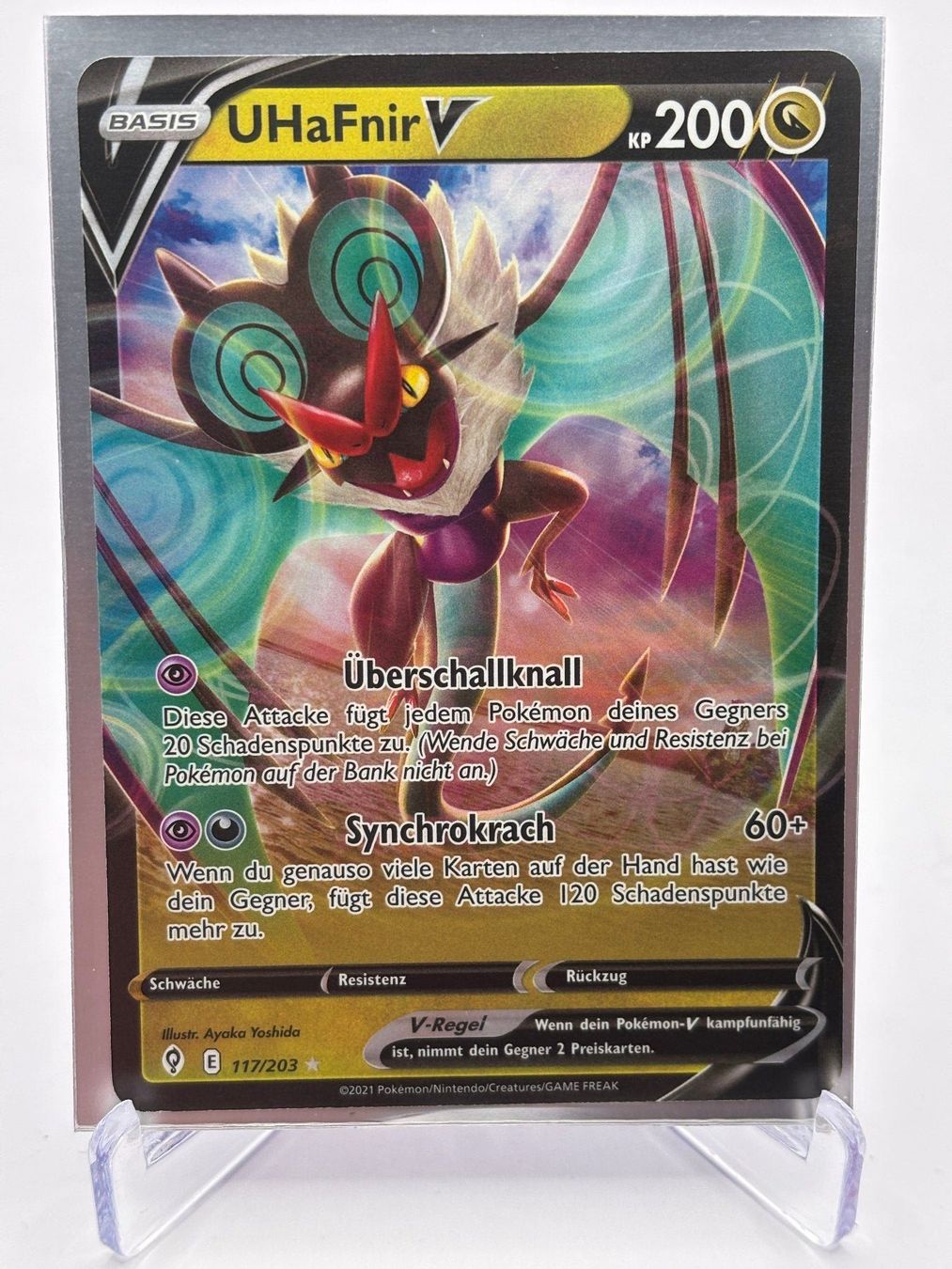 Pokémon Carte collezionabili: Drachenwandel - UHaFnir V  (EVS 117) - Deutsch – Nuovo (secondo la descrizione) da Allschwil venduto da Bullach