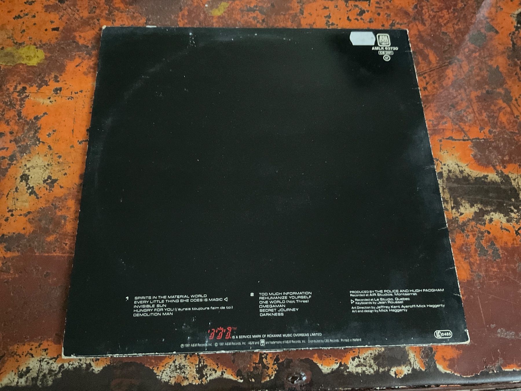 Dischi in vinile: The Police Ghost in the machine LP – Usato da Delémont venduto da vinylfreak01 1