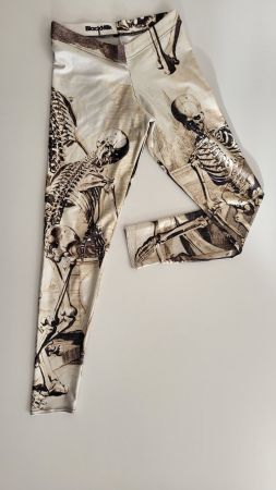 Black Milk Legging Skelett Print Grösse M