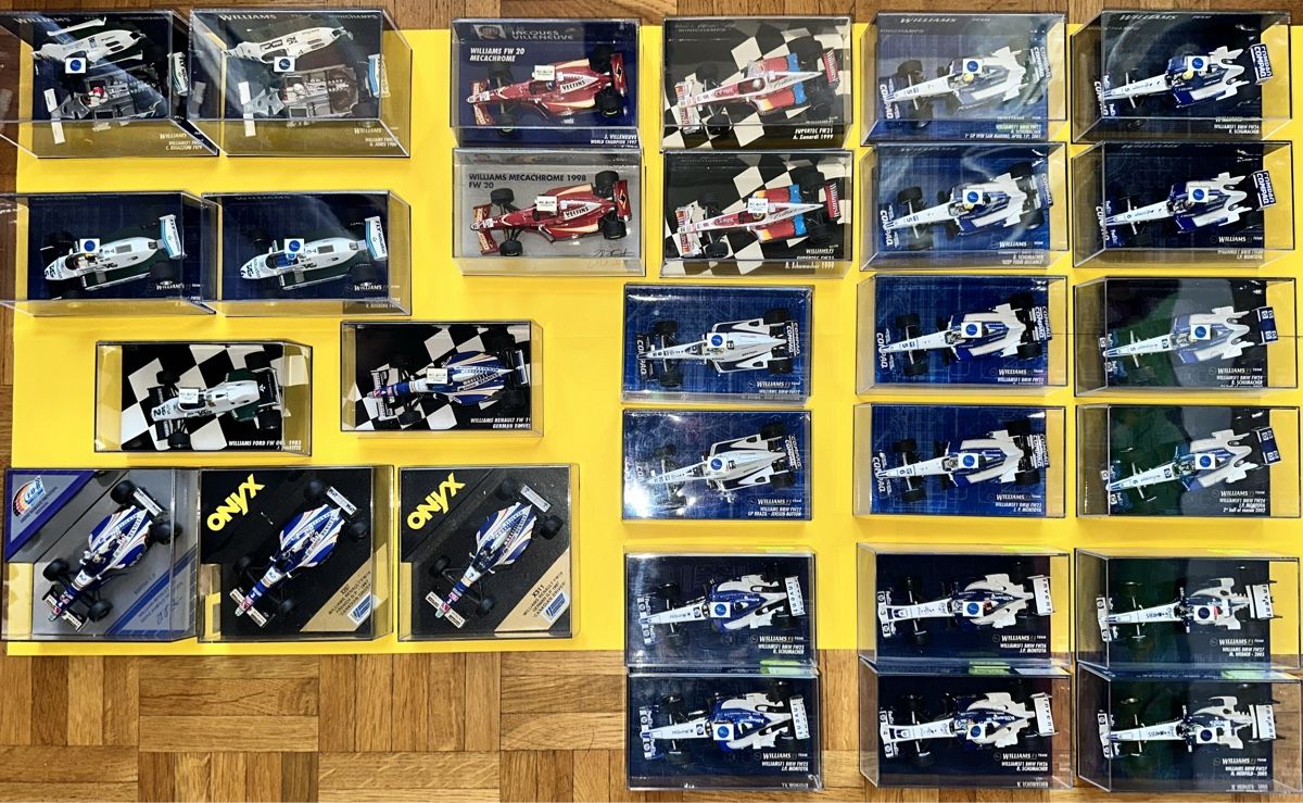Williams Modellini d'auto: Williams collection Formule 1 – Nuovo (secondo la descrizione) da Ecublens VD venduto da acbox2000 5