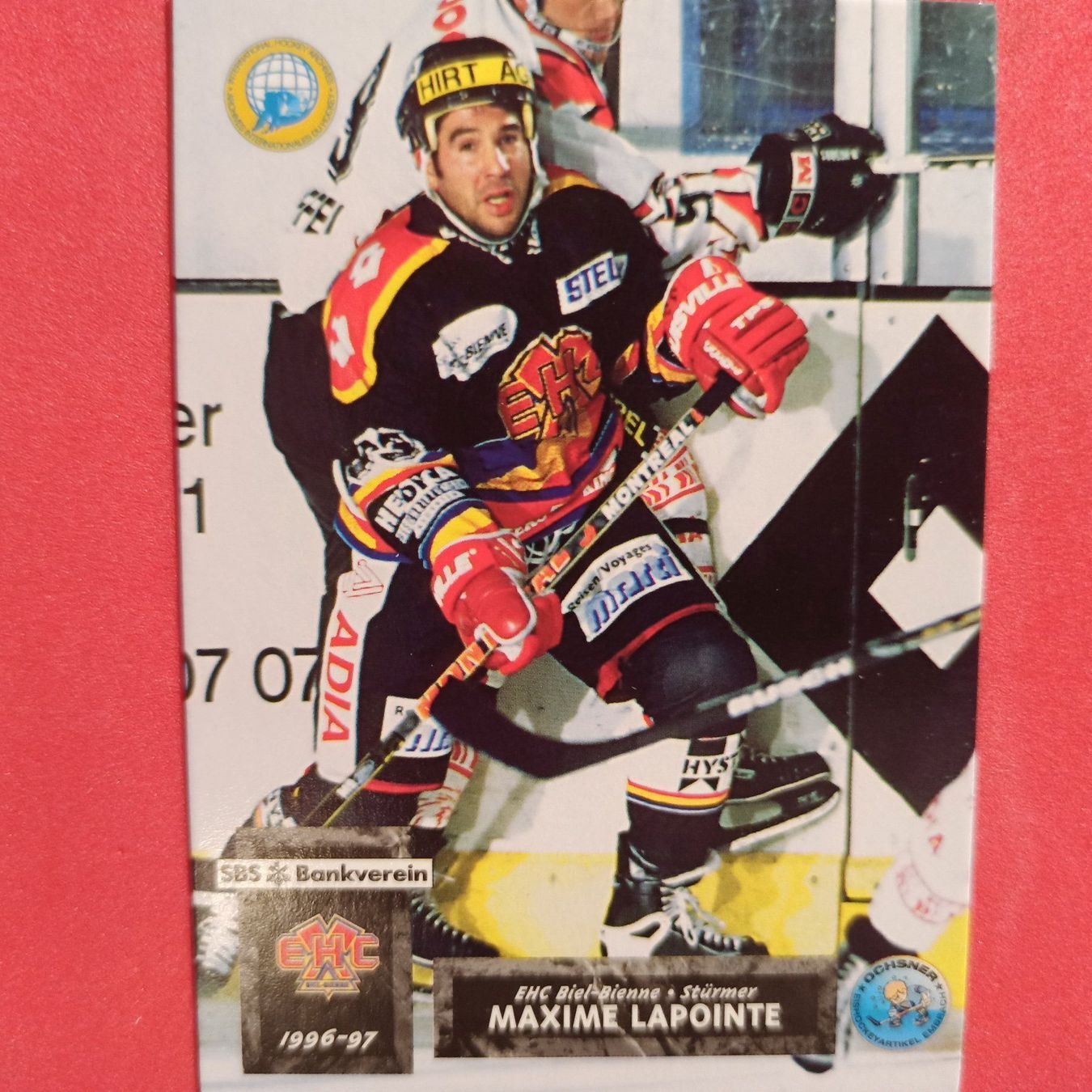 Sammelbilder & Trading cards: Maxime Lapointe- EHC BIEL - 1996/97 – Gebraucht aus Dübendorf von kb86_MOVIE