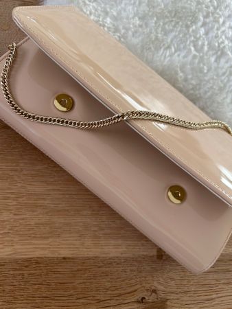 Clutch / Abendtasche Leder blush
