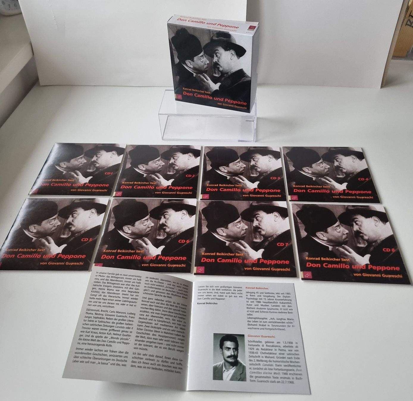 Audiolibri: 8 CDs Hörbuch DON CAMILLO & PEPPONE Guareschi Beikircher – Nuovo (secondo la descrizione) da Dürnten venduto da Bachtelsurfer 3