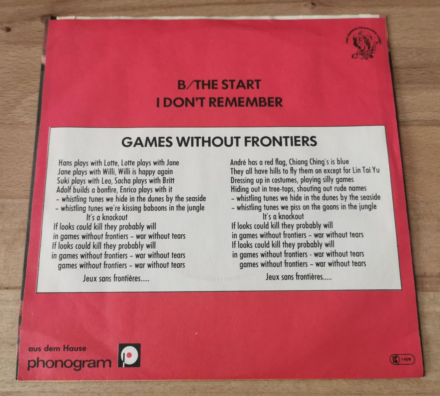 Dischi in vinile: PETER GABRIEL: Games without frontiers 7" Genesis – Usato da Münchwilen TG venduto da Swb 1