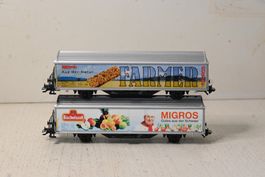 Hbils Märklin HO/AC Farmer + Bischofszell migros    mit OVP