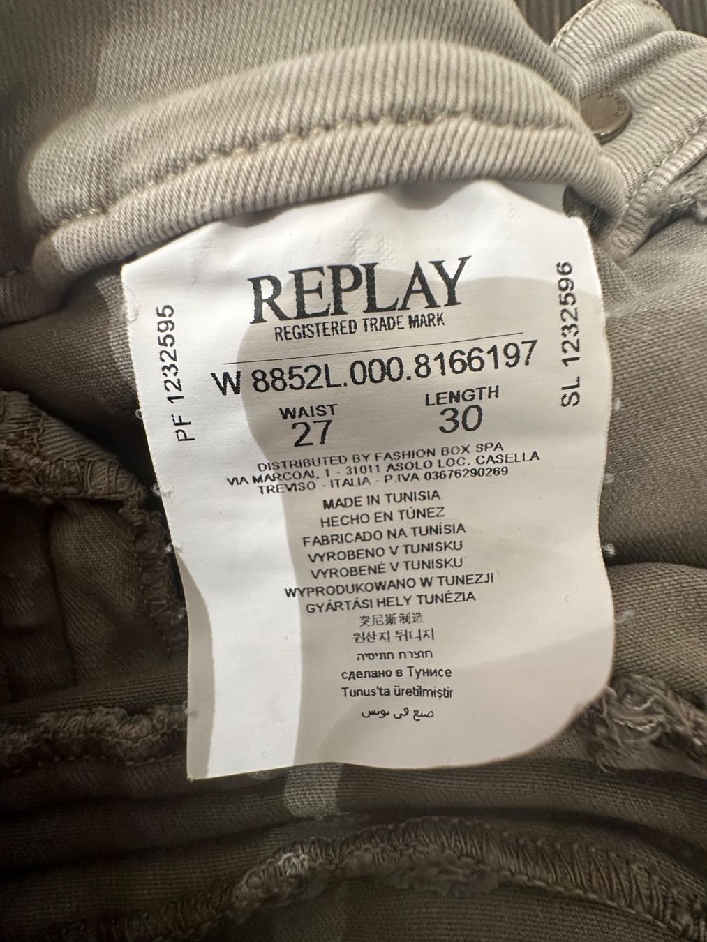 Replay Pantaloni: Replay Hose – Usato da Thalwil venduto da ViviFu 4