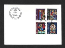 FDC Pro Patria 1969 Serie B142-B145 Karte 14.8 x 10.5 cm