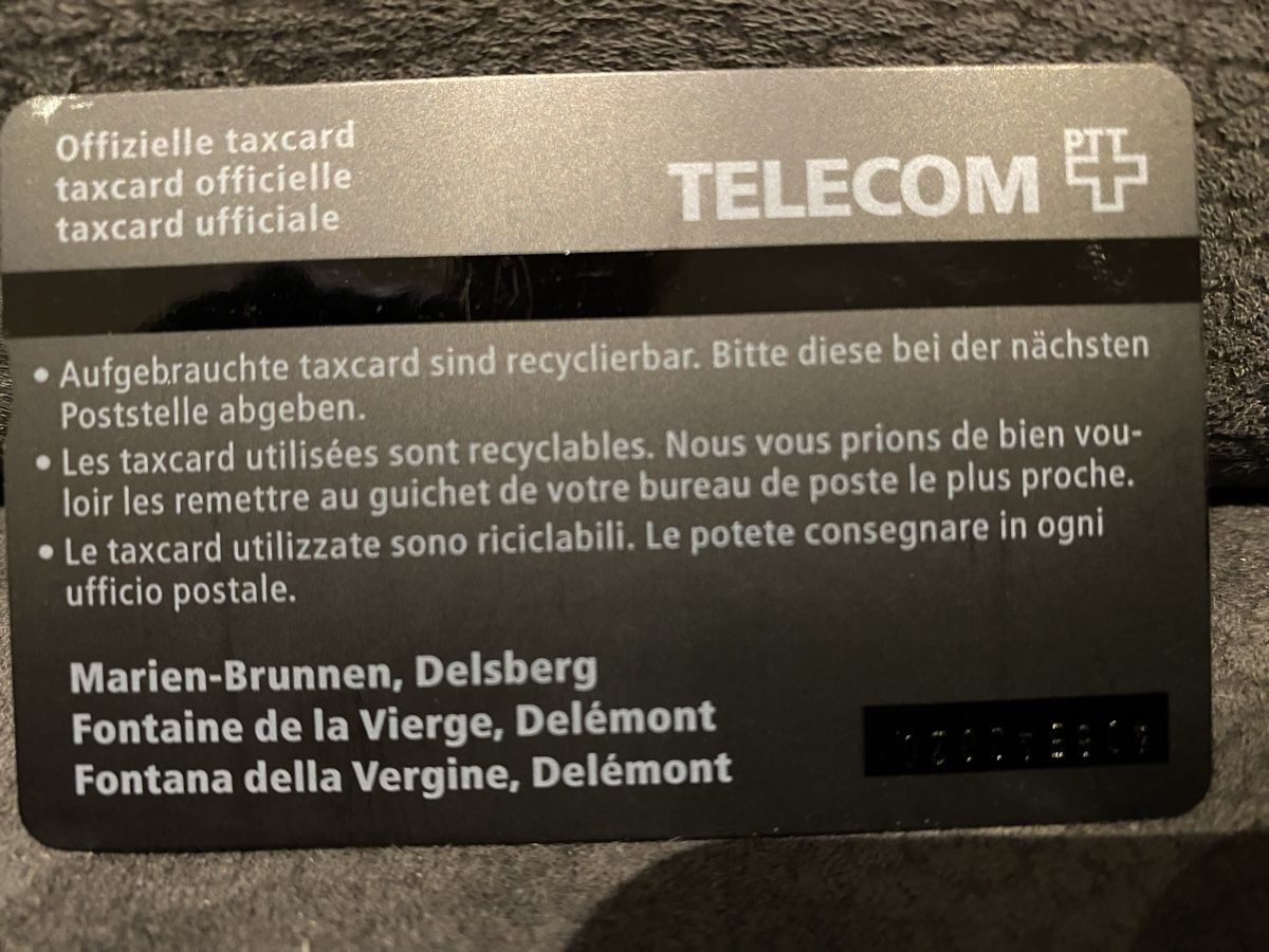 Schede telefoniche: Taxcard 406E – Usato da Lausanne venduto da babacard10 1