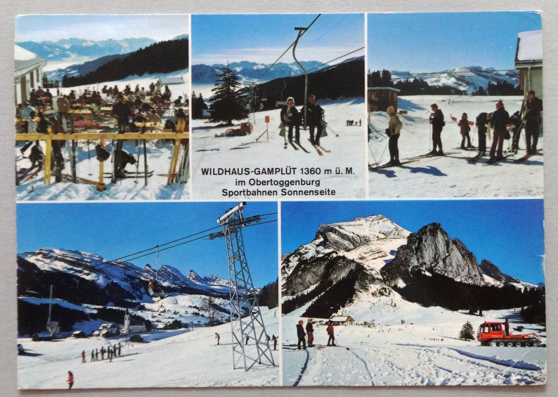 Cartoline postali: Wildhaus-Gamplüt 1360 m ü.M. – Difettoso da Fétigny venduto da Billy2miny