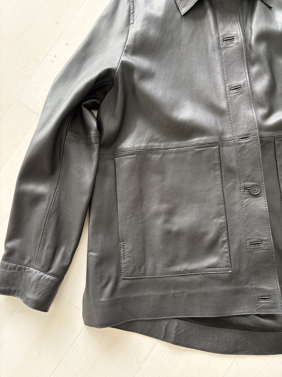 Drykorn Giacche: Schwarze Lederjacke feinstes Nappaleder Grösse 38 – Nuovo e nell'imballaggio originale da Wettswil venduto da ramba 1