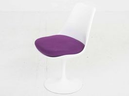 Knoll International Tulip Stuhl von Eero Saarinen violett