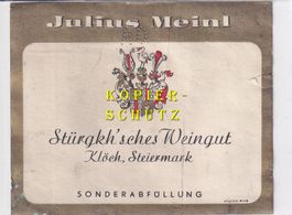 Etikette - Stürgkh'sches Weingut (Sonderabfüllung) /bd