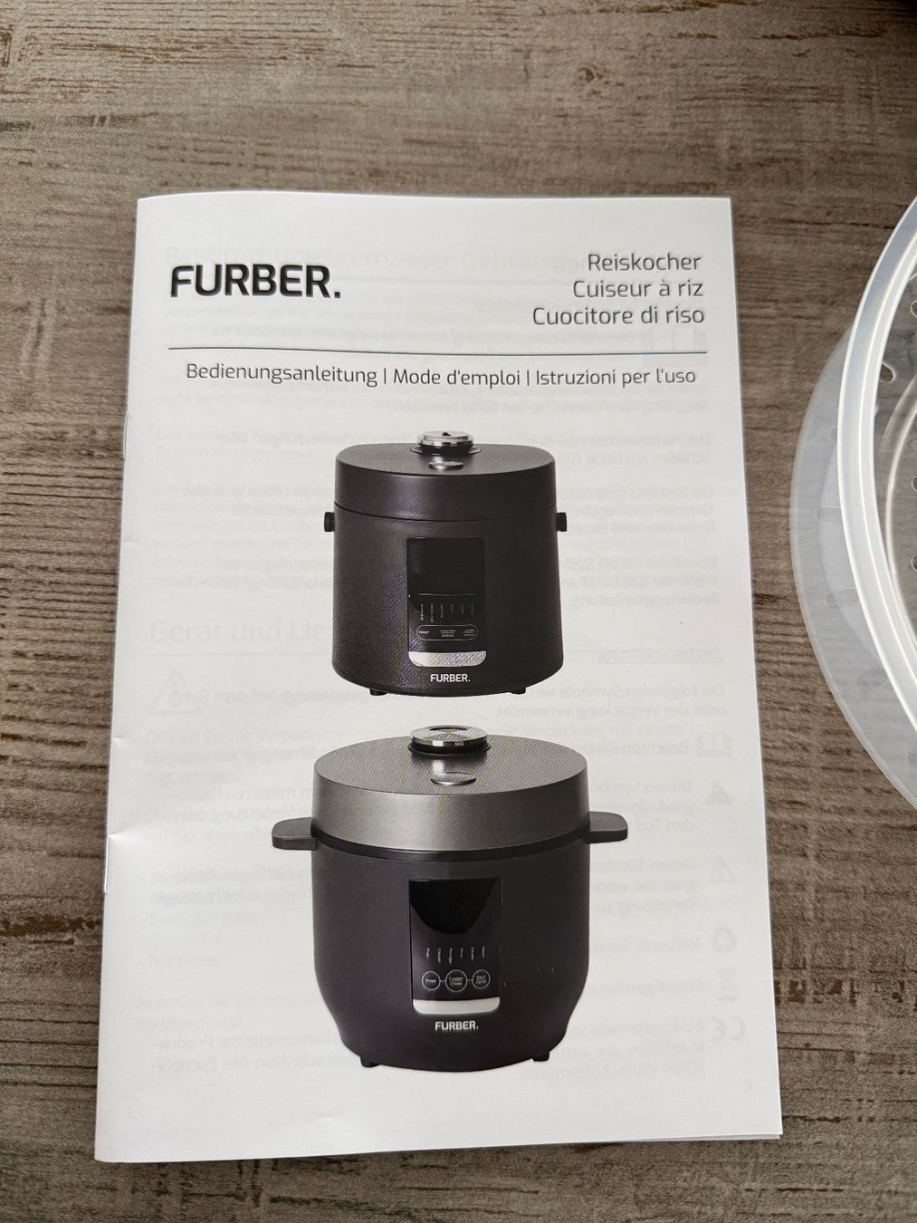 Elettrodomestici da cucina: Furber Reiskocher KUN 2.8 L, Schwarz – Usato da Wolfwil venduto da Inseider12 6