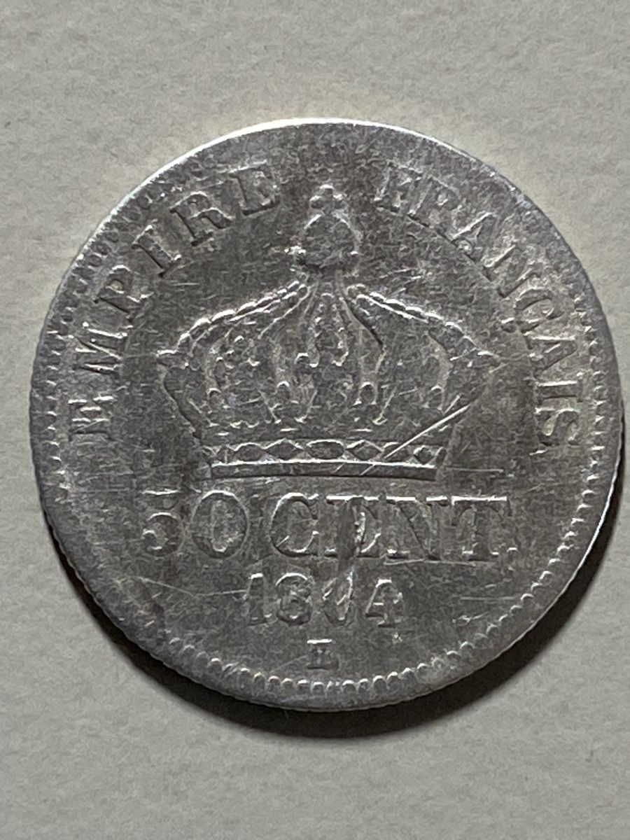 Toutes les monnaies: France - 50 centimes - 1864 BB - AG – D'occasion à Payerne par Mike1682