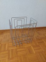Zeitschriftenständer Metall geometrisch Design gut erhalten
