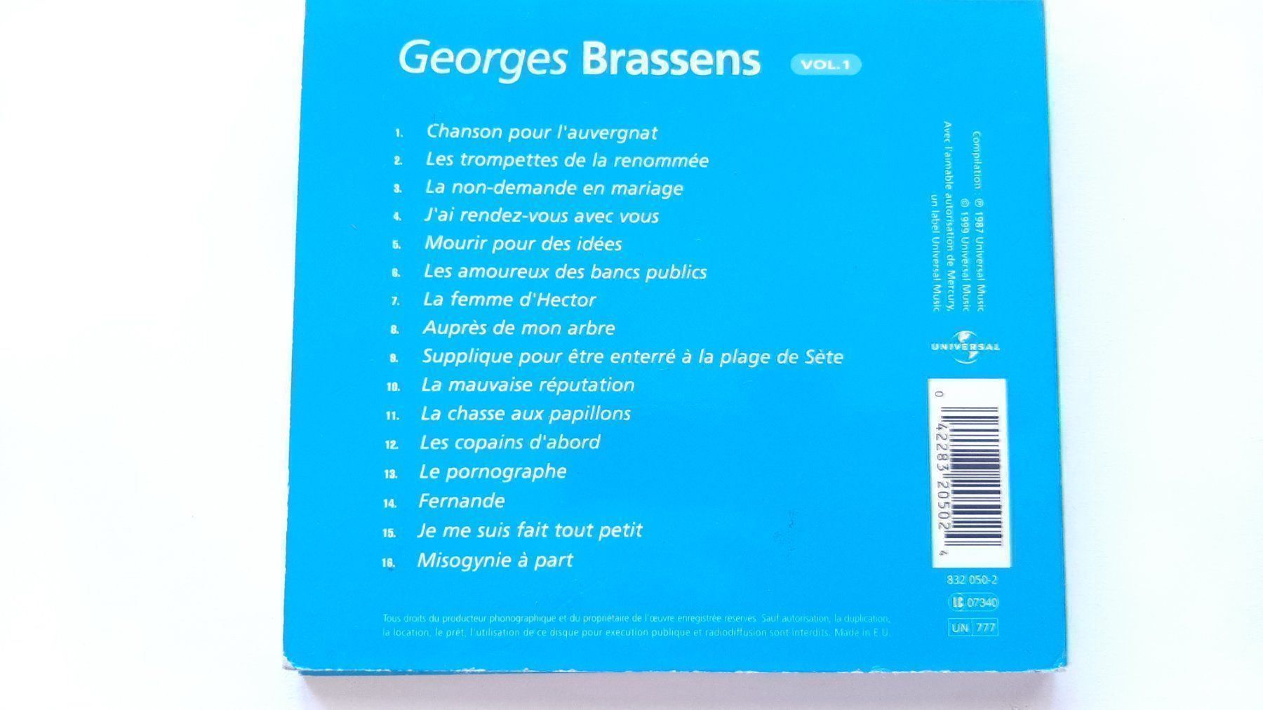 CD: CD Georges Brassens Vol 1 – Usato da Pully venduto da bro_n52j 2