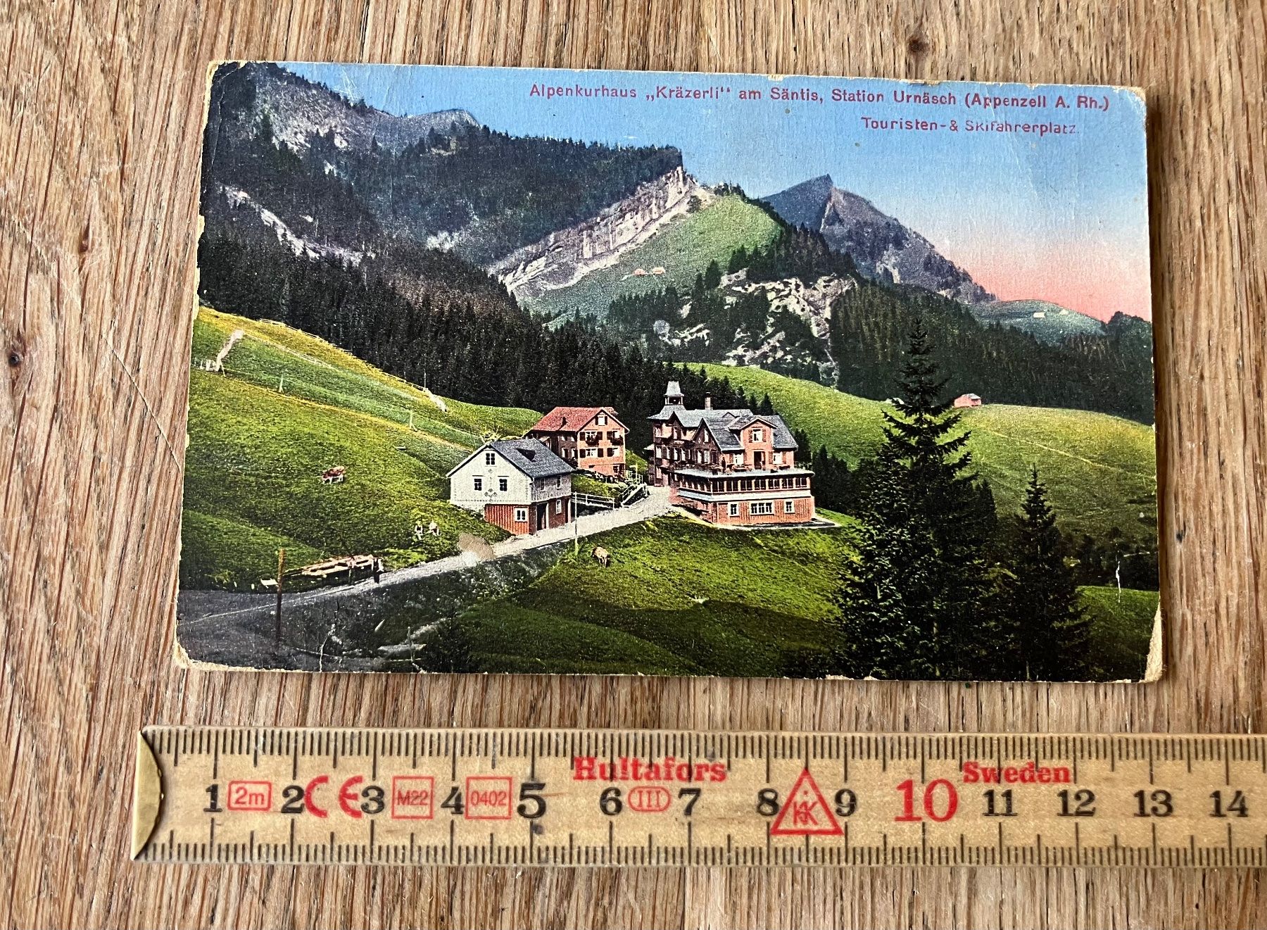 Cartoline postali: Antike Appenzeller Ansichtskarte – Usato da Waldstatt venduto da breitaxt