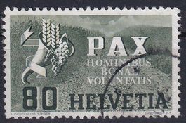 269, PAX, 80 Rp. gestempelt, Kat. Fr. 60.-
