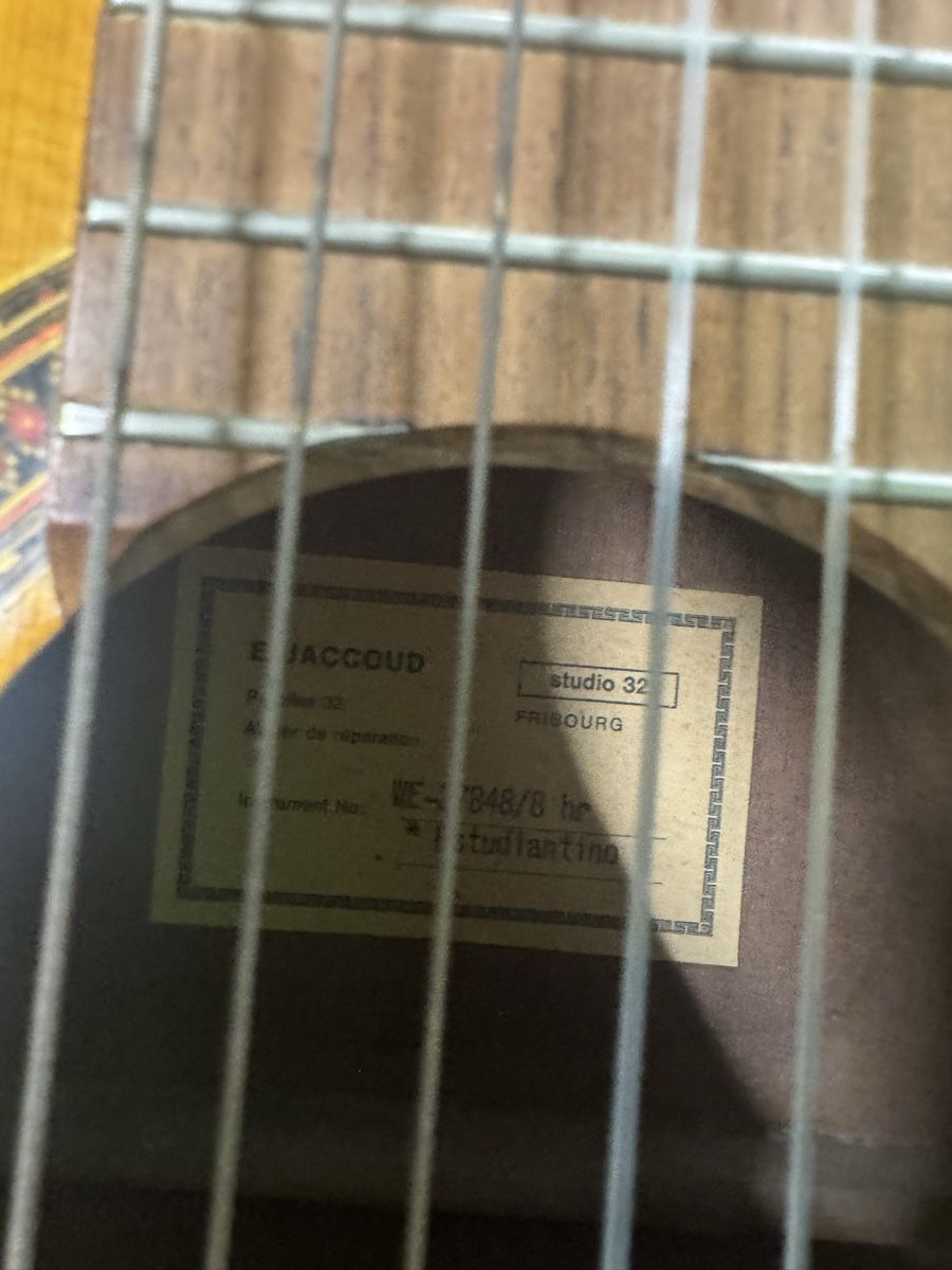 Strumenti musicali: E. Jaccoud studio 32 Gitarre gebraucht ab 1.-! – Usato da Zuchwil venduto da Bluejay79 2