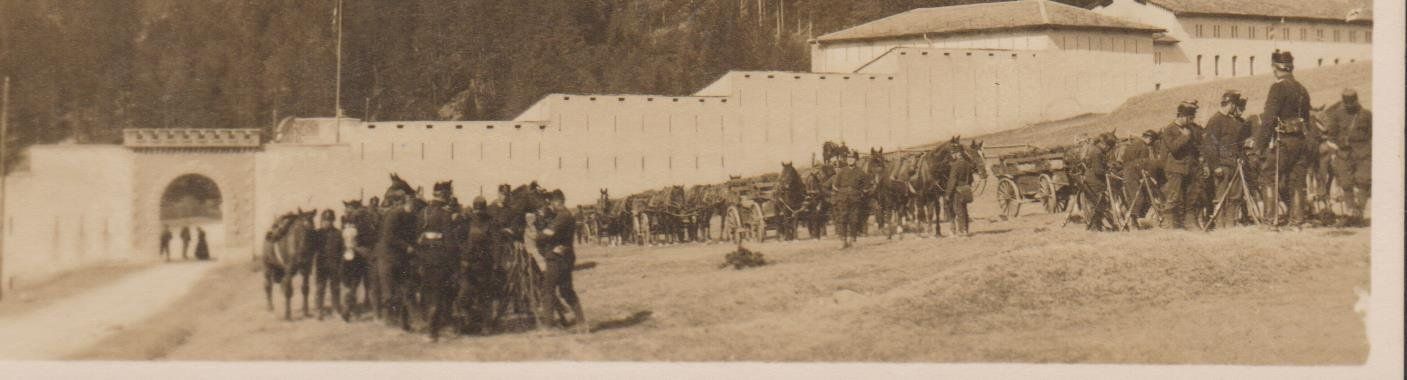 Cartoline postali: Festung Luziensteig   :   alte Ansichtskarte von 1927 – Usato da Vitznau venduto da Ropaku 1