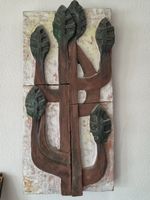 Wanddekoration / Bild aus Ton