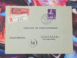 CL31 Enveloppe + Timbre Suisse 1946