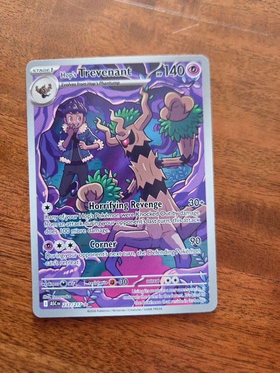 Hops Trevenant 237/217 Pokemon Ascended heroes EN (Gebraucht) in ...