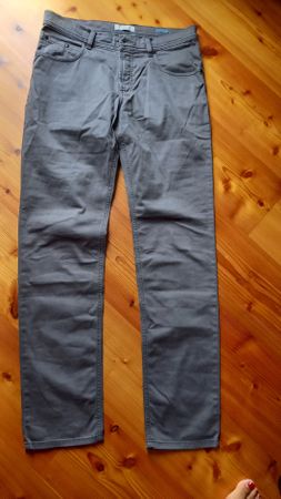 Bugatti Herren Hose Regular Fit grau Grösse 34/34
