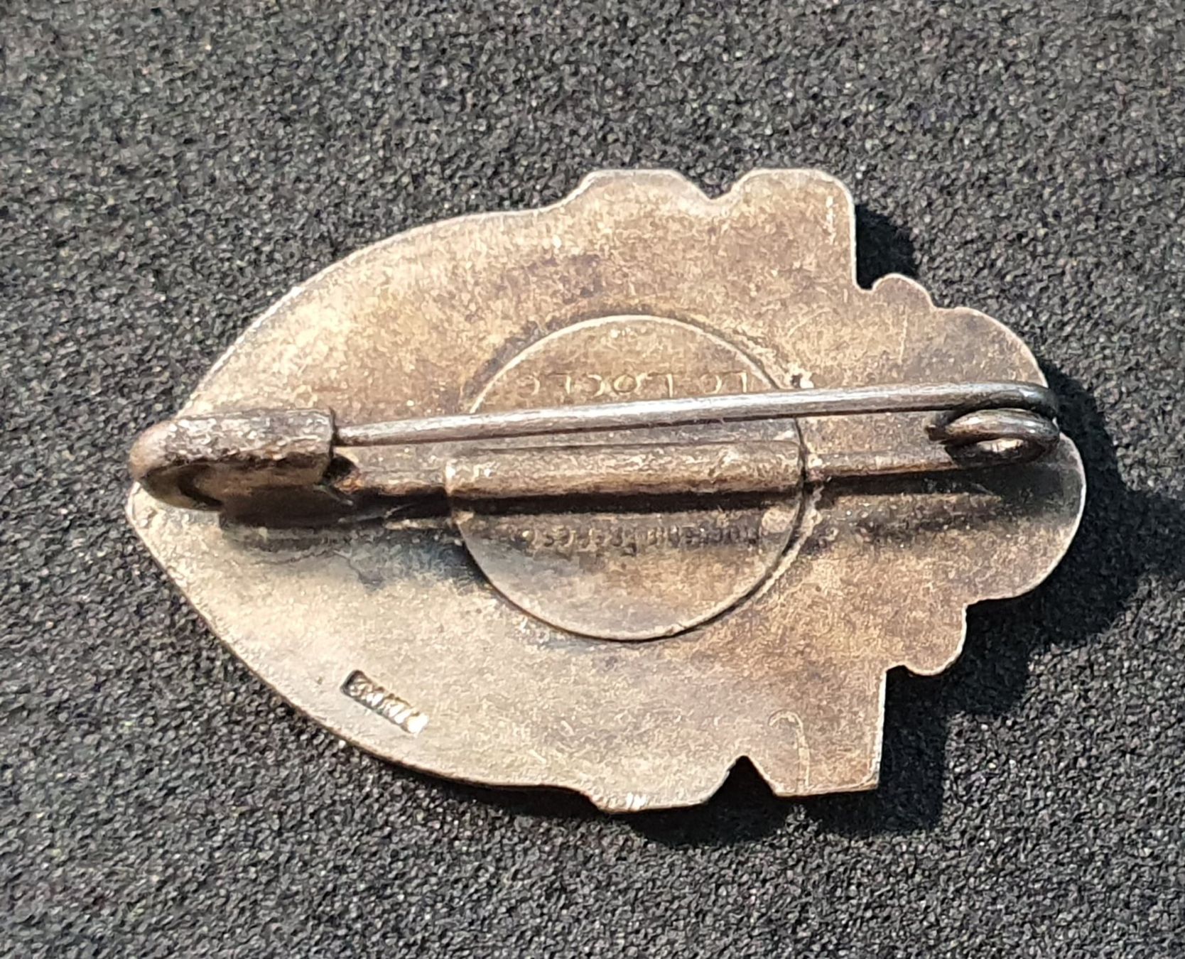 Placchette & Badge: GG065 - Brosche Genf "Post Tenebras Lux" Sterling Silber? – Usato da Reinach BL venduto da Boston-Verkauf 1