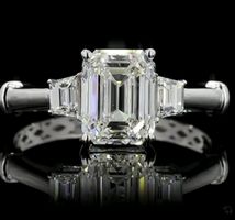 Diamantring Natur 2.30 ct E/VVS1 GIA  Weissgold UVP 48900.-