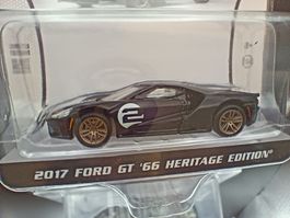 Ford GT 2017 - '66 heritage - Greenlight  1/64  - OVP